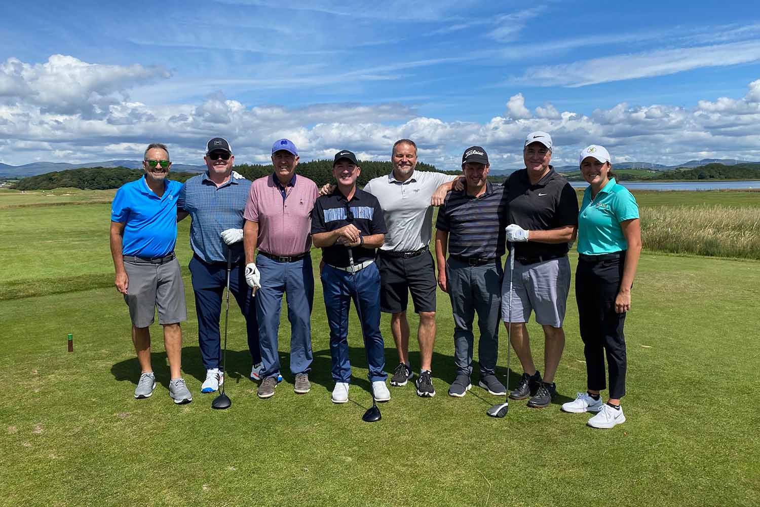 Golfers on a trip to Ireland 2024