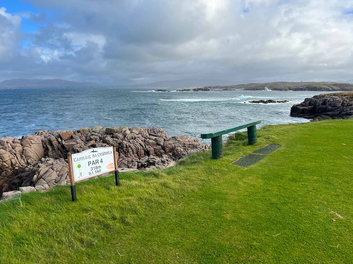 Cruit Island Golf Club 4th tee