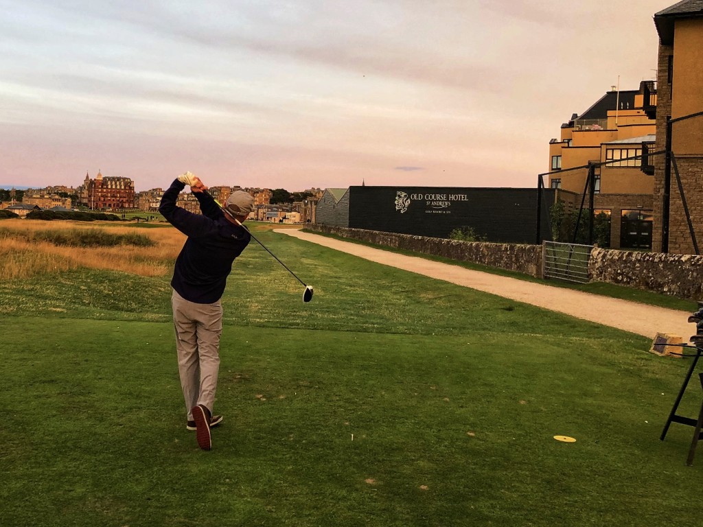 Old Course at St. Andrews 17th Hole Road