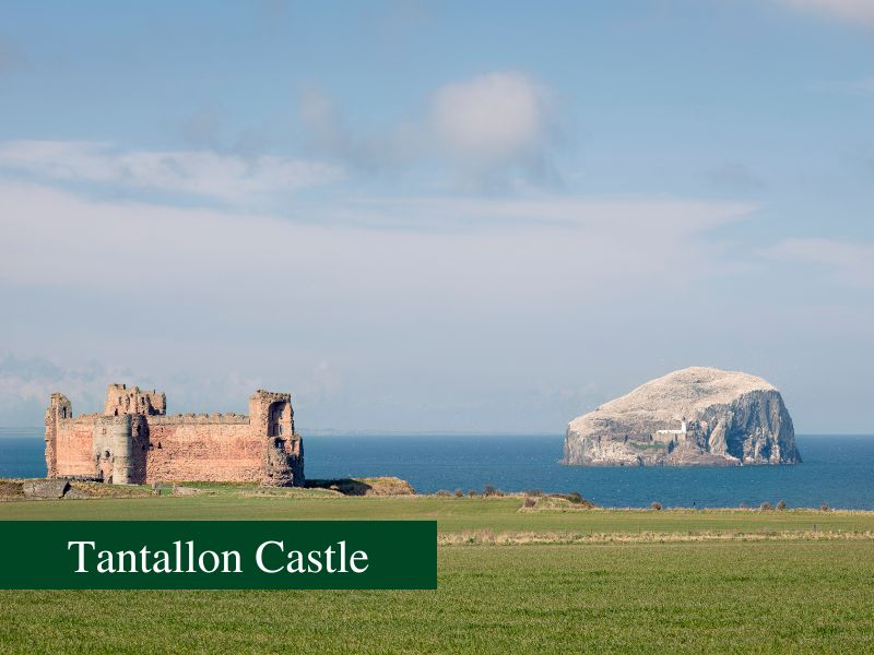 Tantallon Castle near North Berwick Golf Club