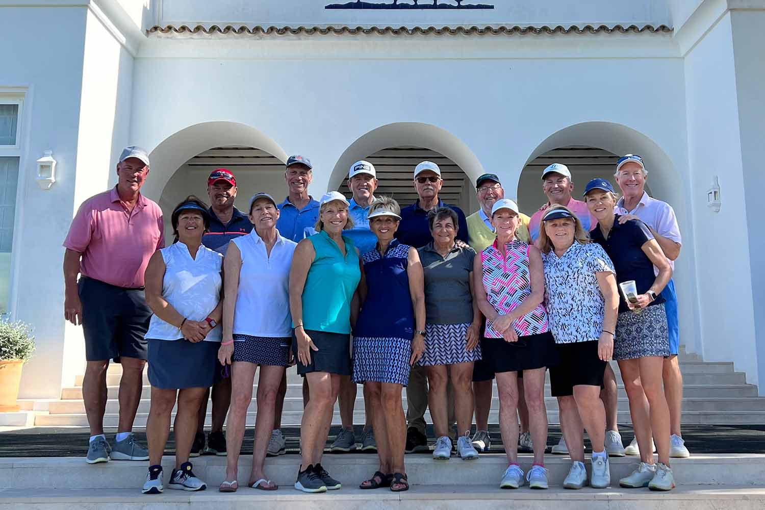 Golfers at Valderrama Golf Club