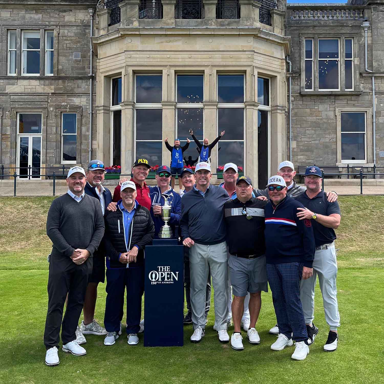 Caddies in St. Andrews