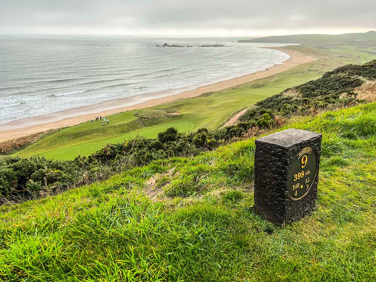 9th hole at Cruden Bay Golf Club