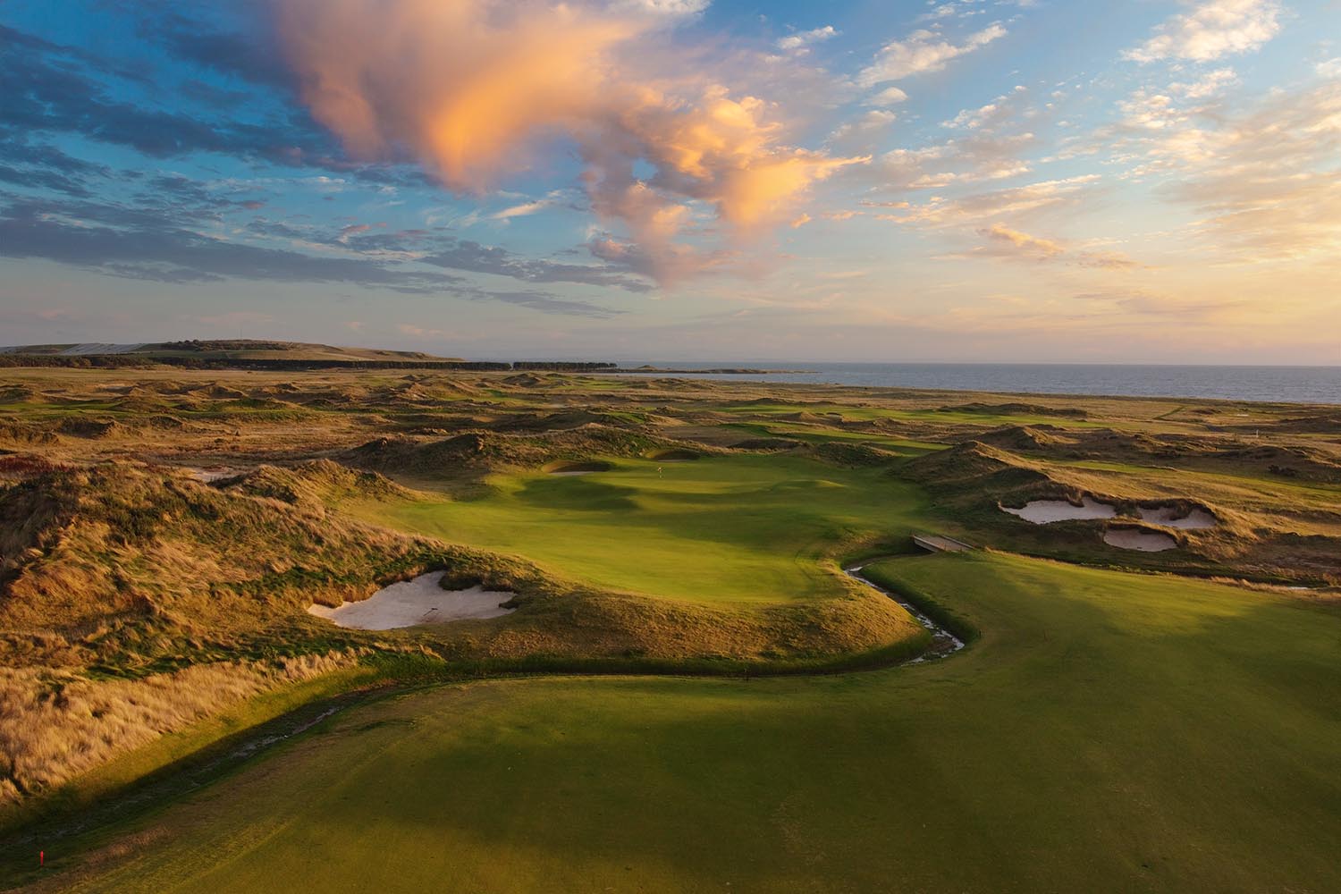 Dumbarnie Links 1st Hole