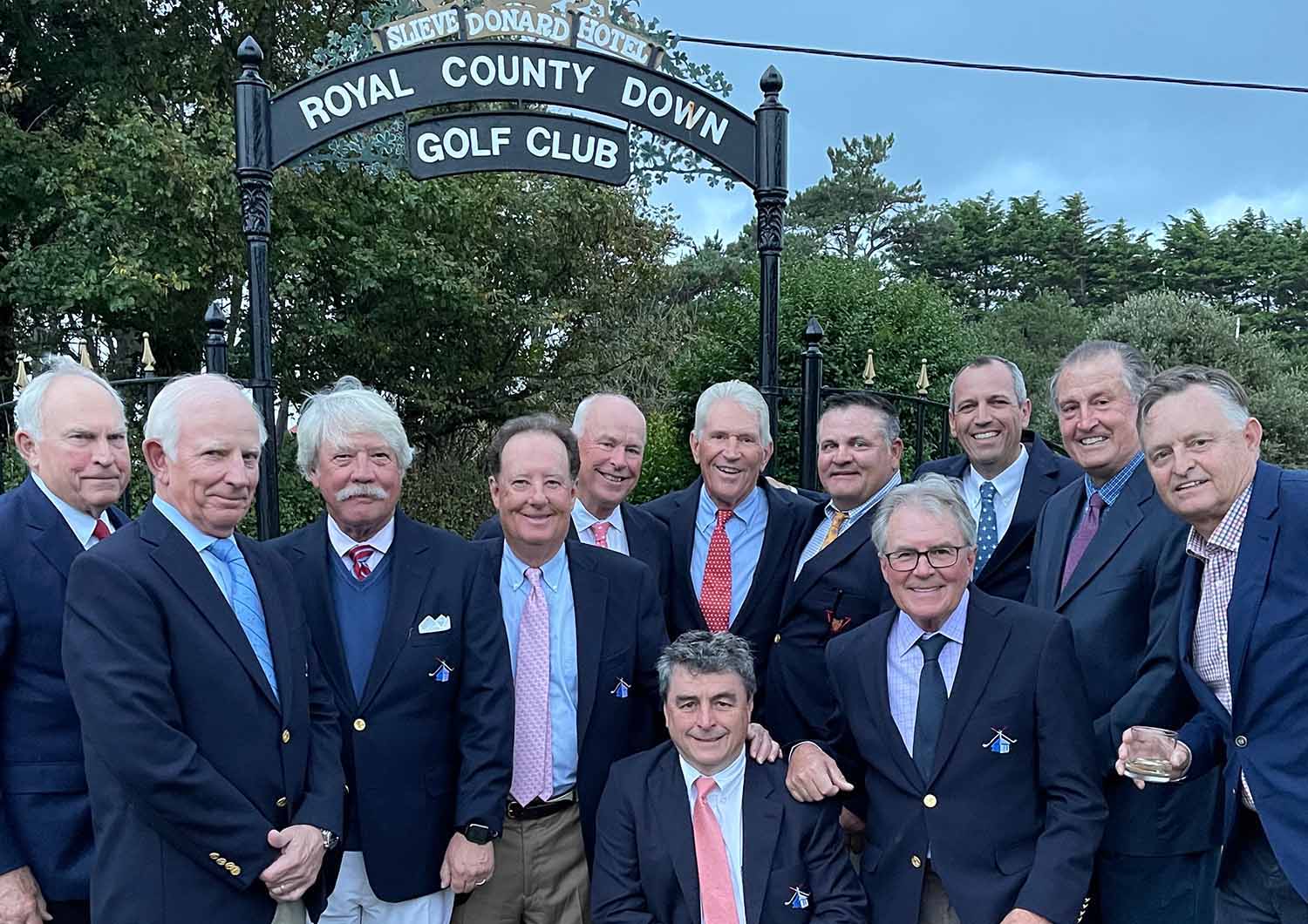 Golfers at Slieve Donard Hotel