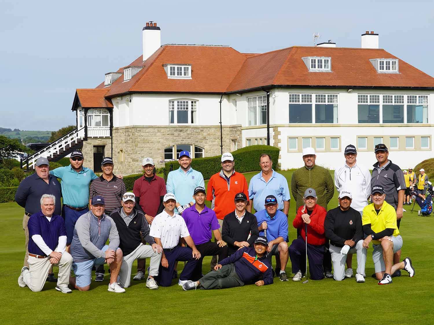 Golfers on a trip to Royal County Down Ireland