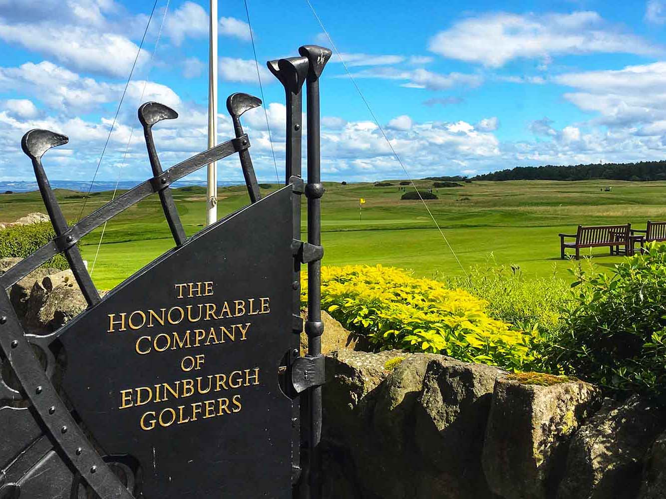 Muirfield Scotland Golf Entrance Gate