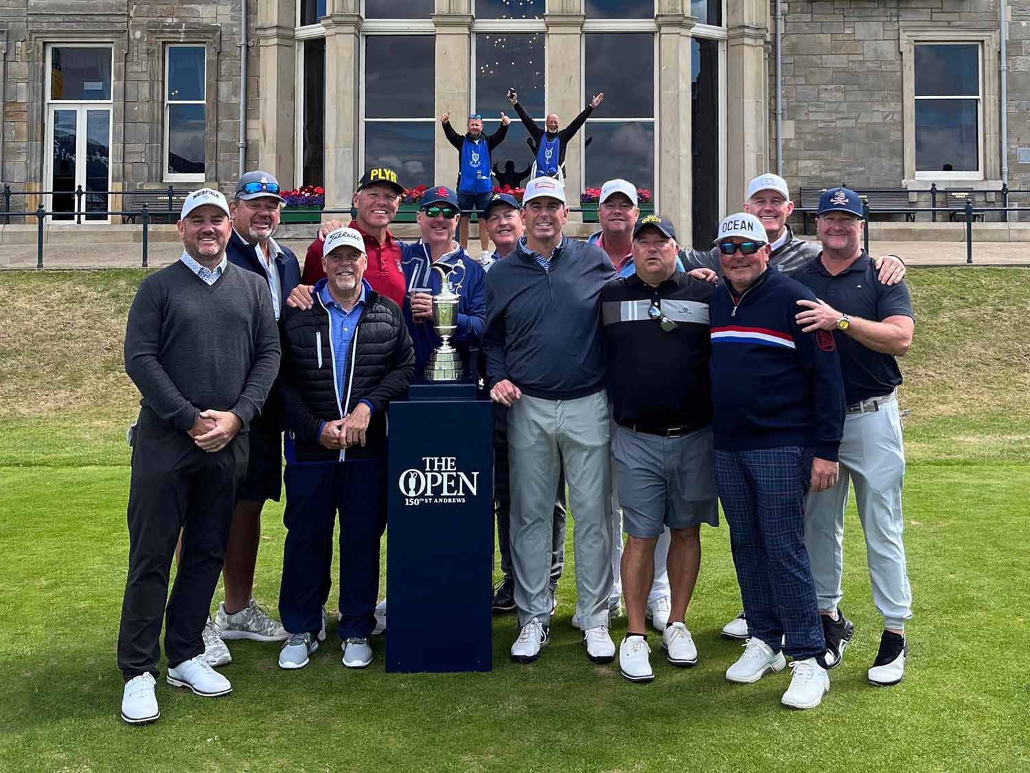 Golfers on trip to St. Andrews