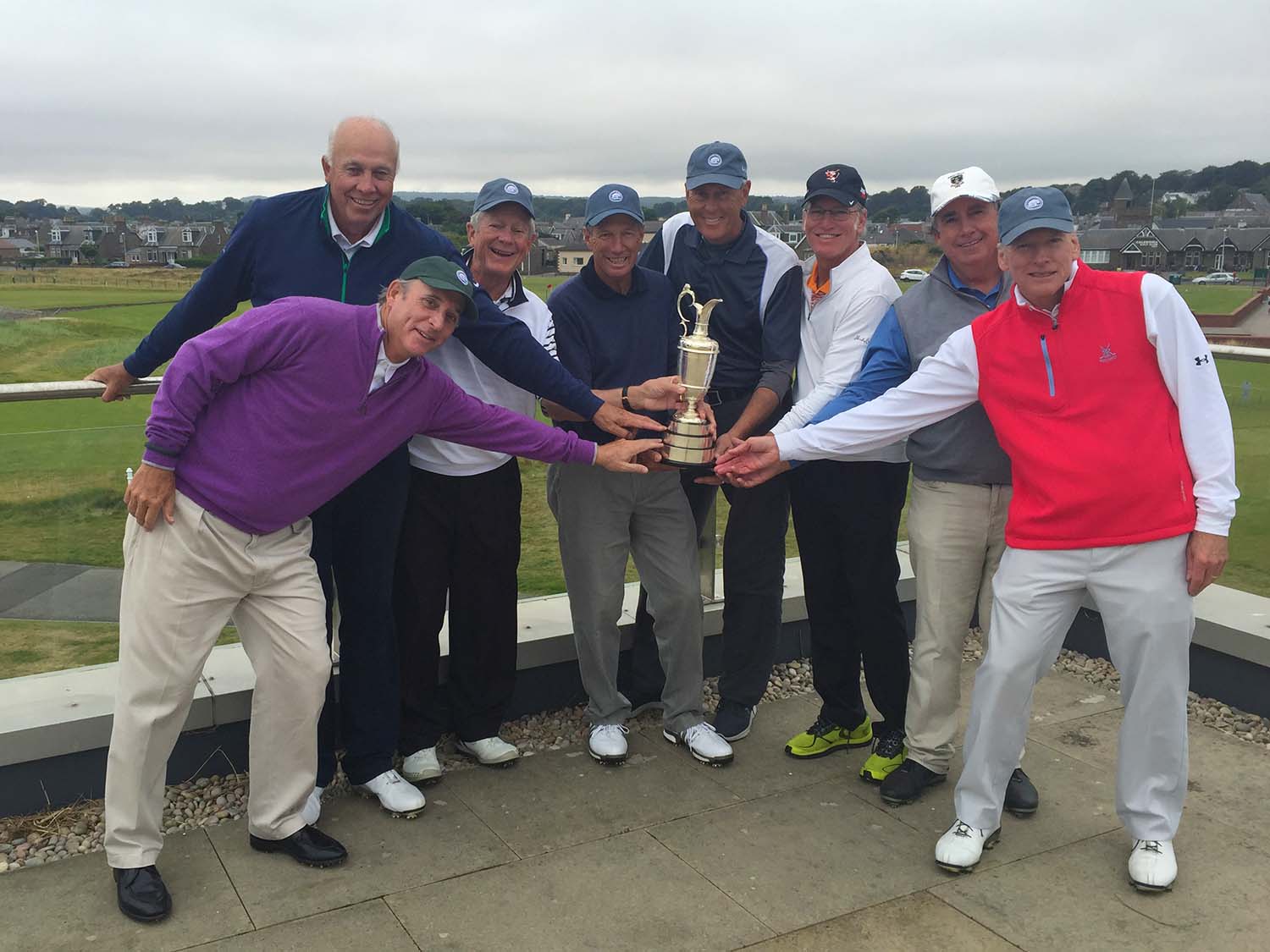 Golfers at Carnoustie Golf Links