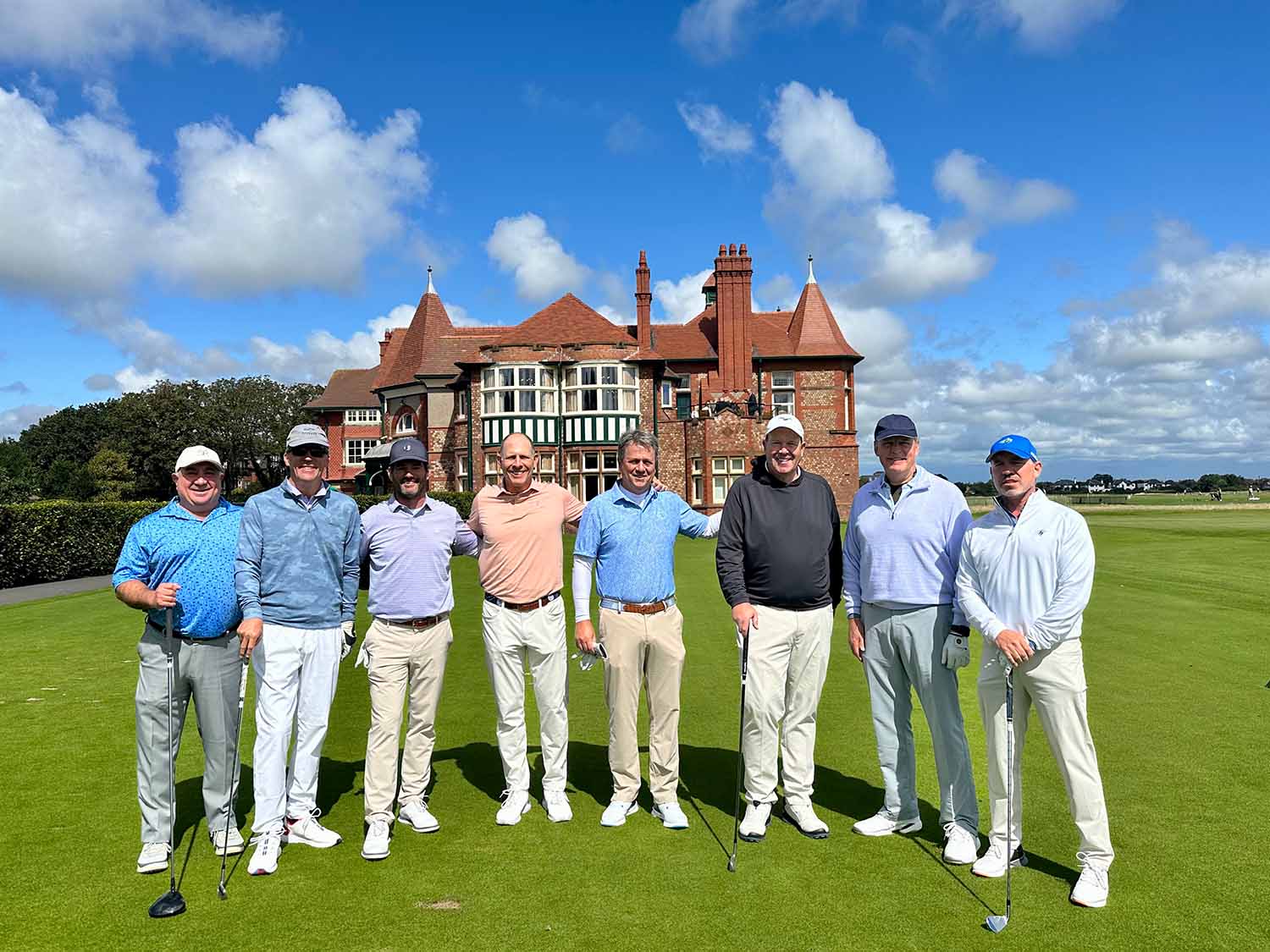 Golfers on a trip to England