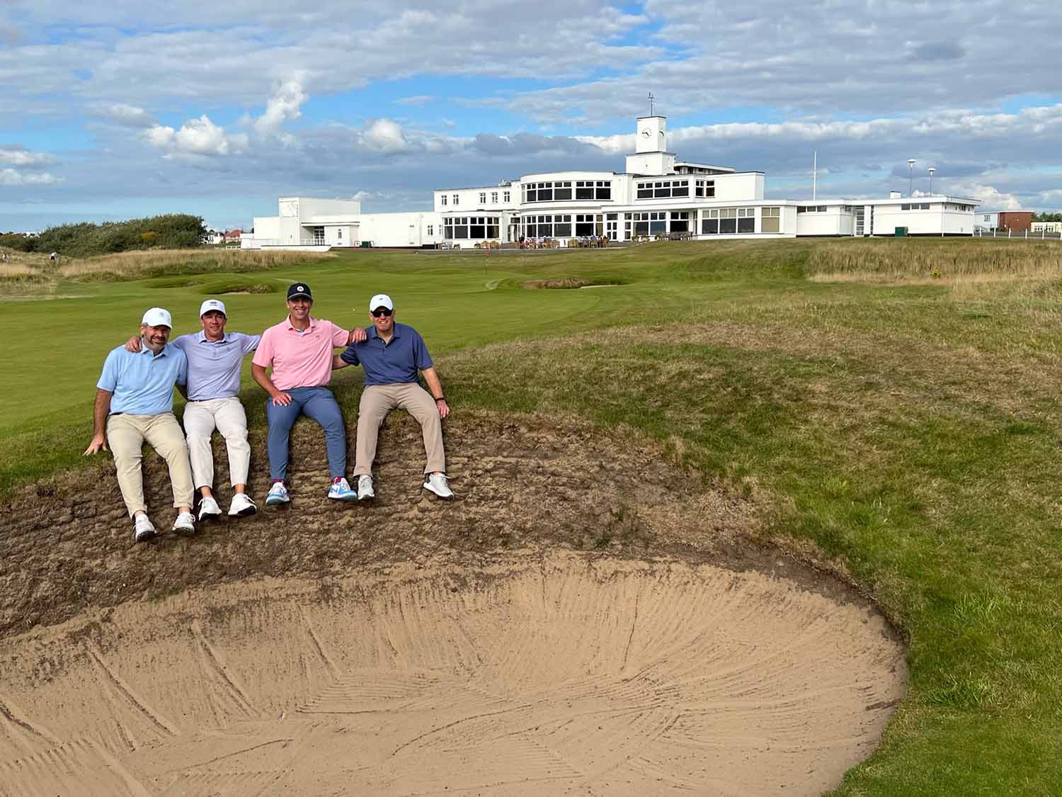 Golfers on trip to England