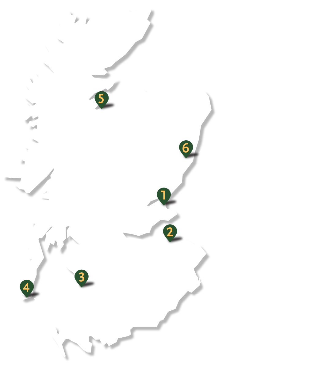 Scotland Region Map