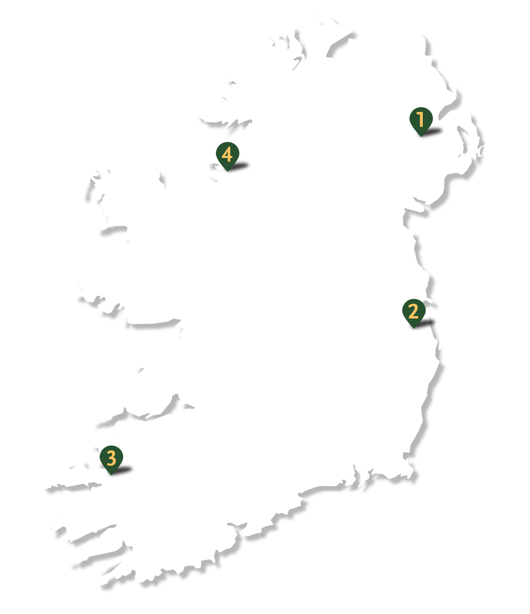 Ireland region map