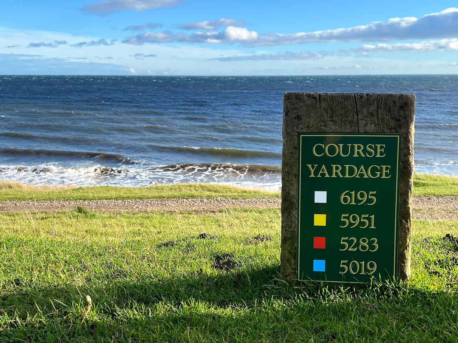 1st tee at Brora Golf Club