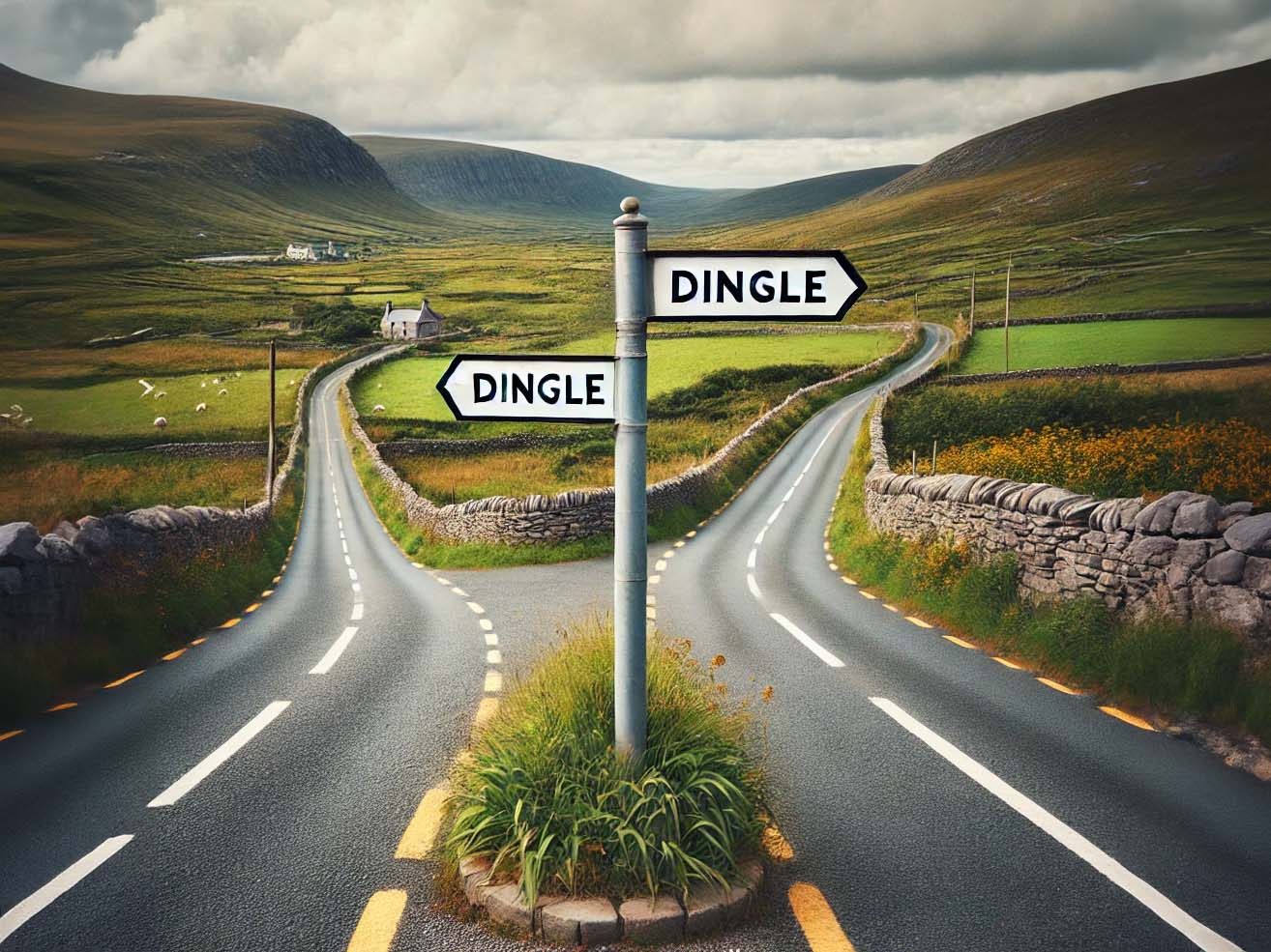 Dingle road sign