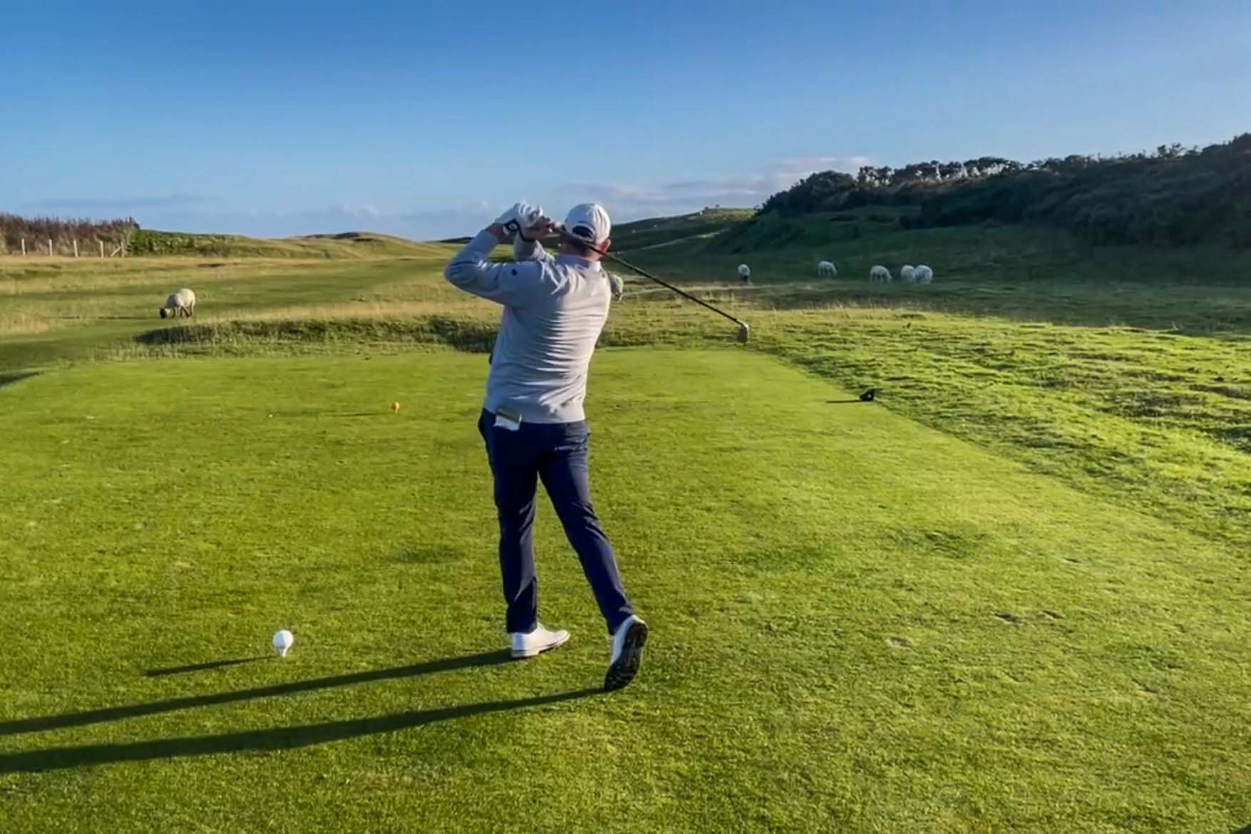 Connor Evers at Brora Golf Club