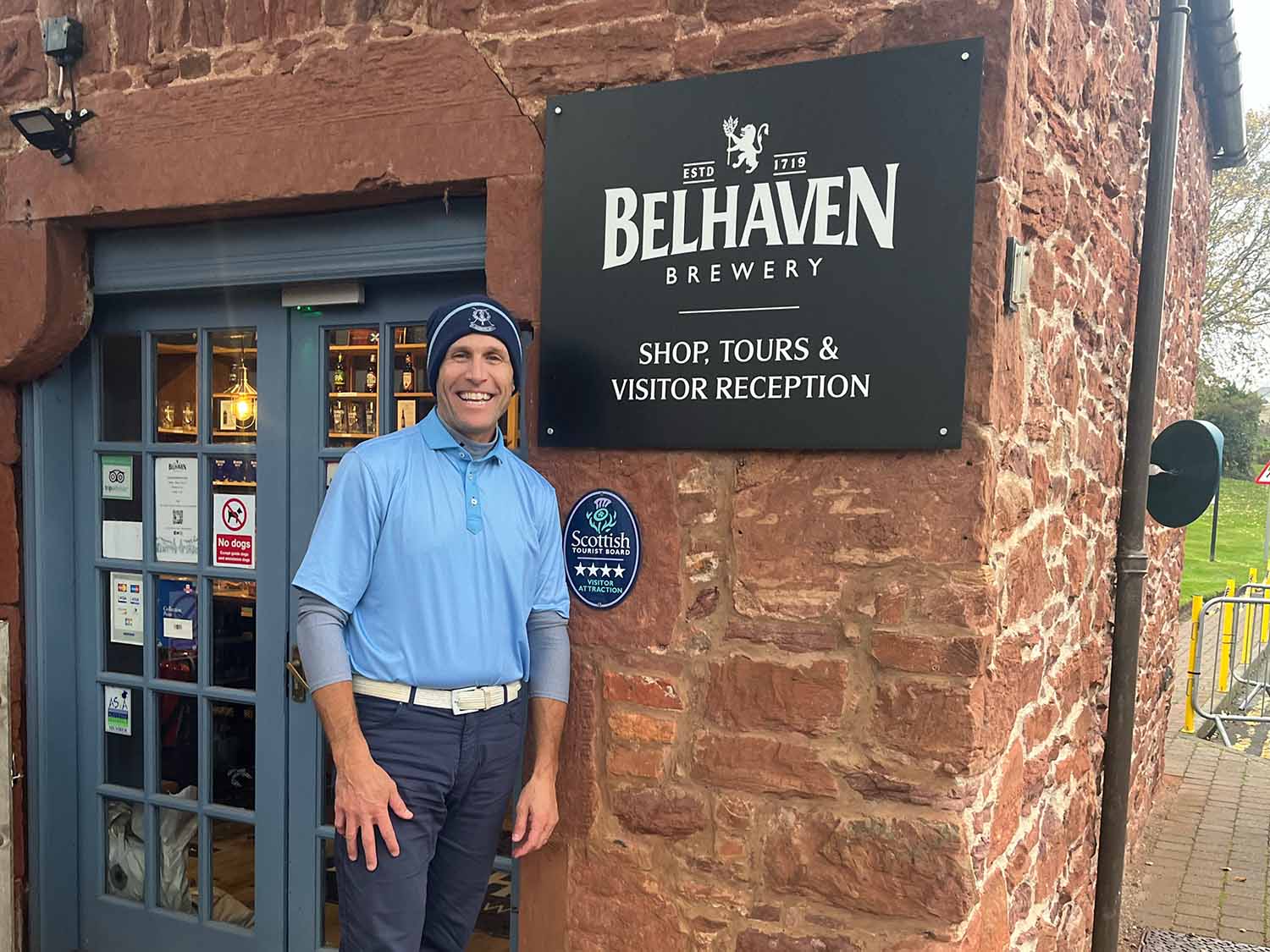 Chris McConn at Belhaven Brewery