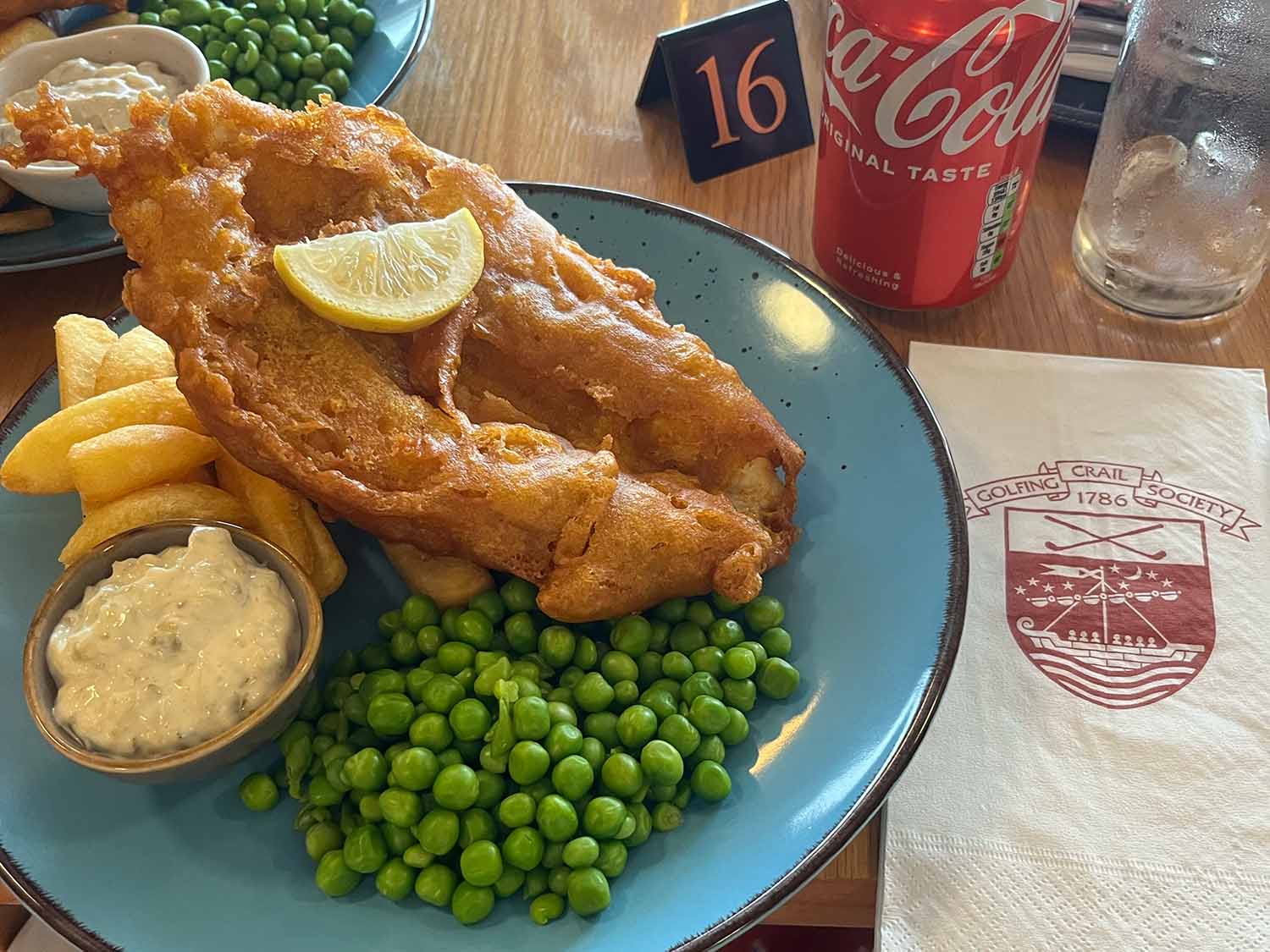 Fish & Chips at Crail Golfing Society