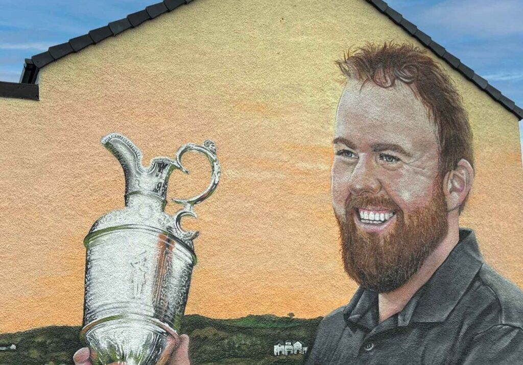 Shane Lowry Mural in Portrush